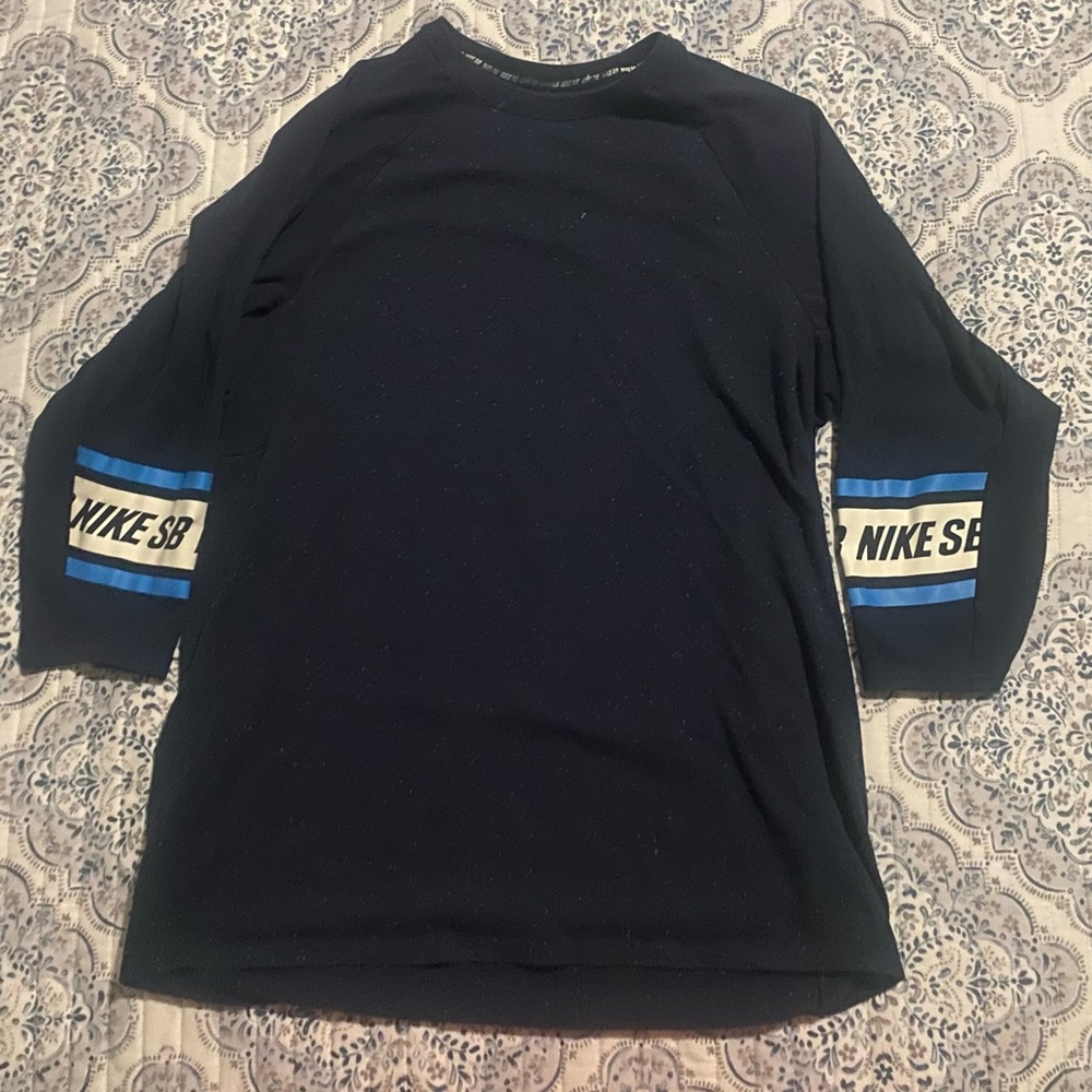Nike Dry SB Raglan GFX Crew Tee 3/4 Sleeve